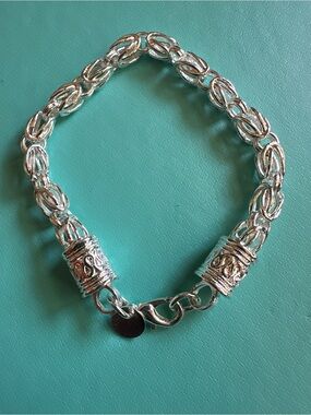 Vintage Stackable Byzantine Link Bracelet